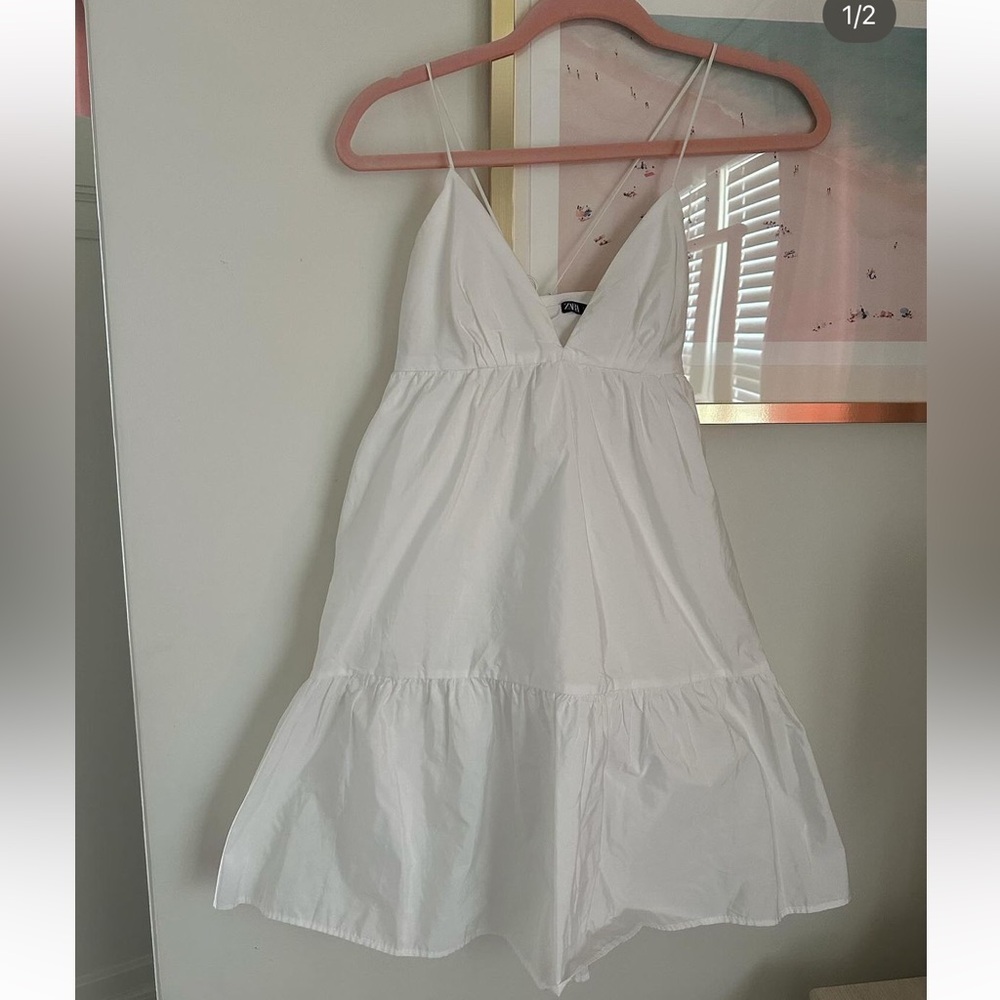 Zara white sundress